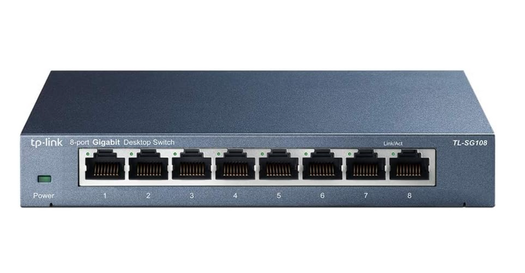 TP-Link TL-SG108 V3 8 Portlu Gigabit Ağ Anahtarı 8 Port Siyah TL-SG108